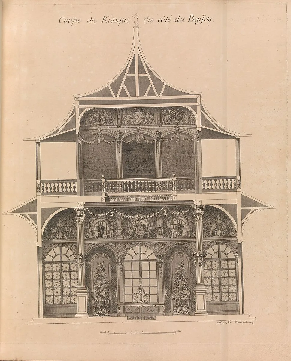 Recueil Des Plans, Élévations et Coupes Tant Géométrales qu'en Perspective Des Châteaux, Jardins, et Dépendances, Que Le Roy De Pologne Occupe en Lorraine... — Emmanuel Héré de Corny|François