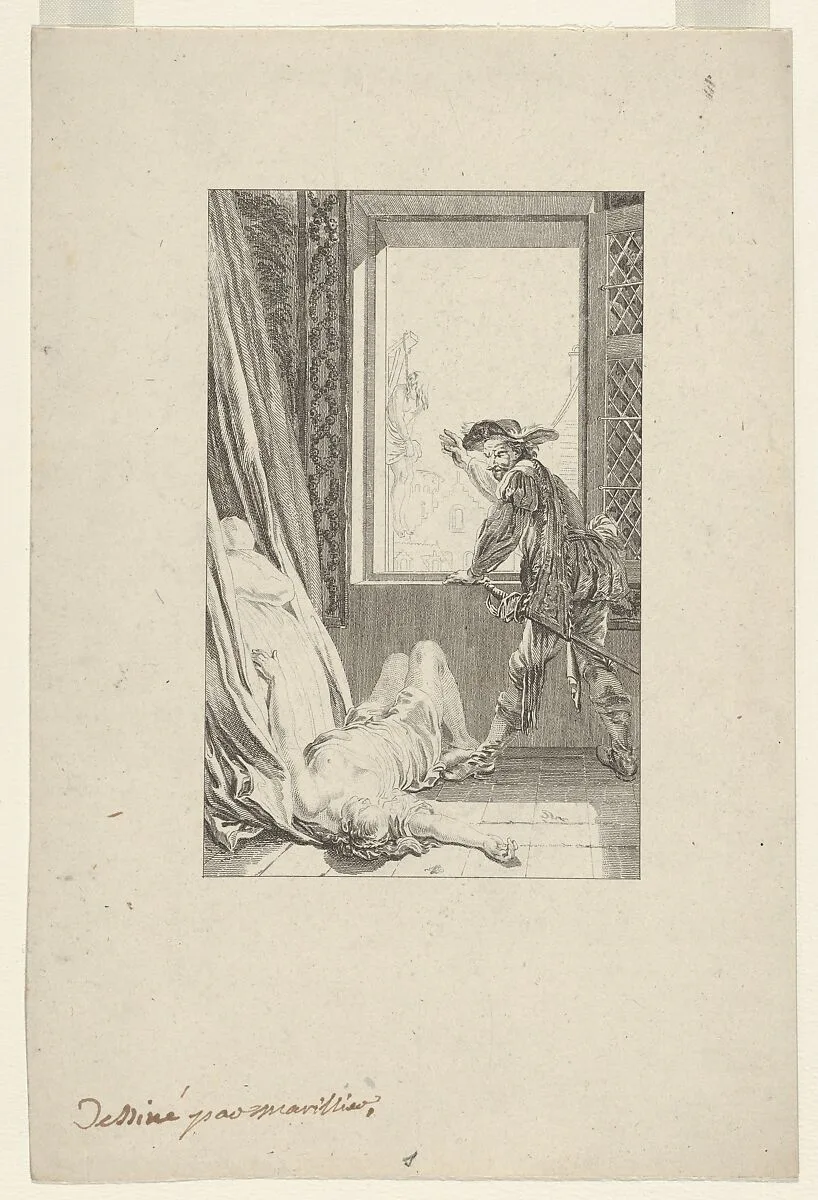 Illustration for 'Philosophie de la nature' (proof) — Clément Pierre Marillier|François Denis Née