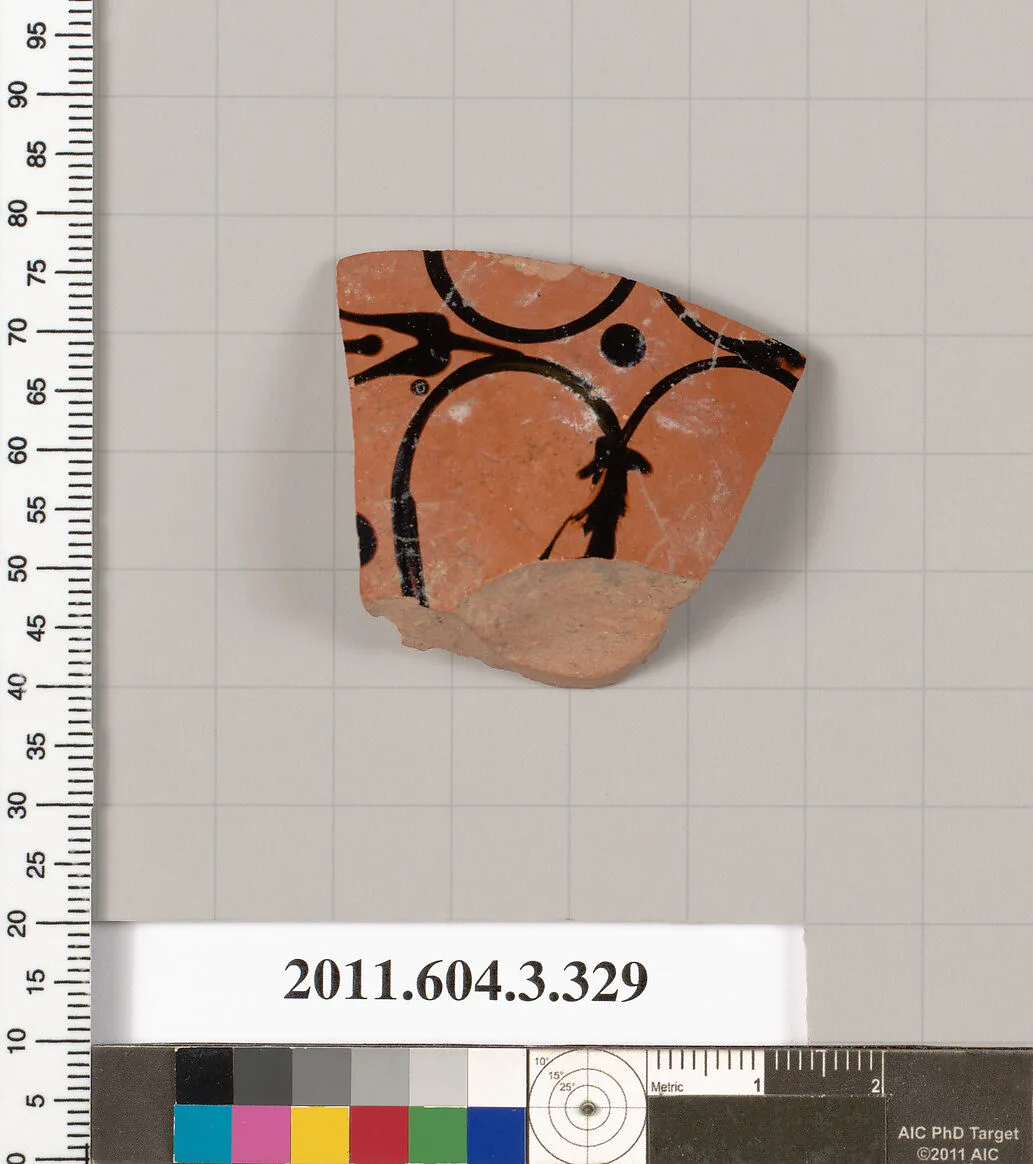 Terracotta fragment of a neck-amphora (jar) — Unknown