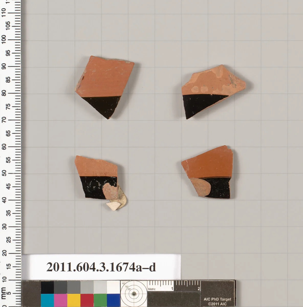 Terracotta fragments of kylikes: Band or lip cups (drinking cups) — Unknown