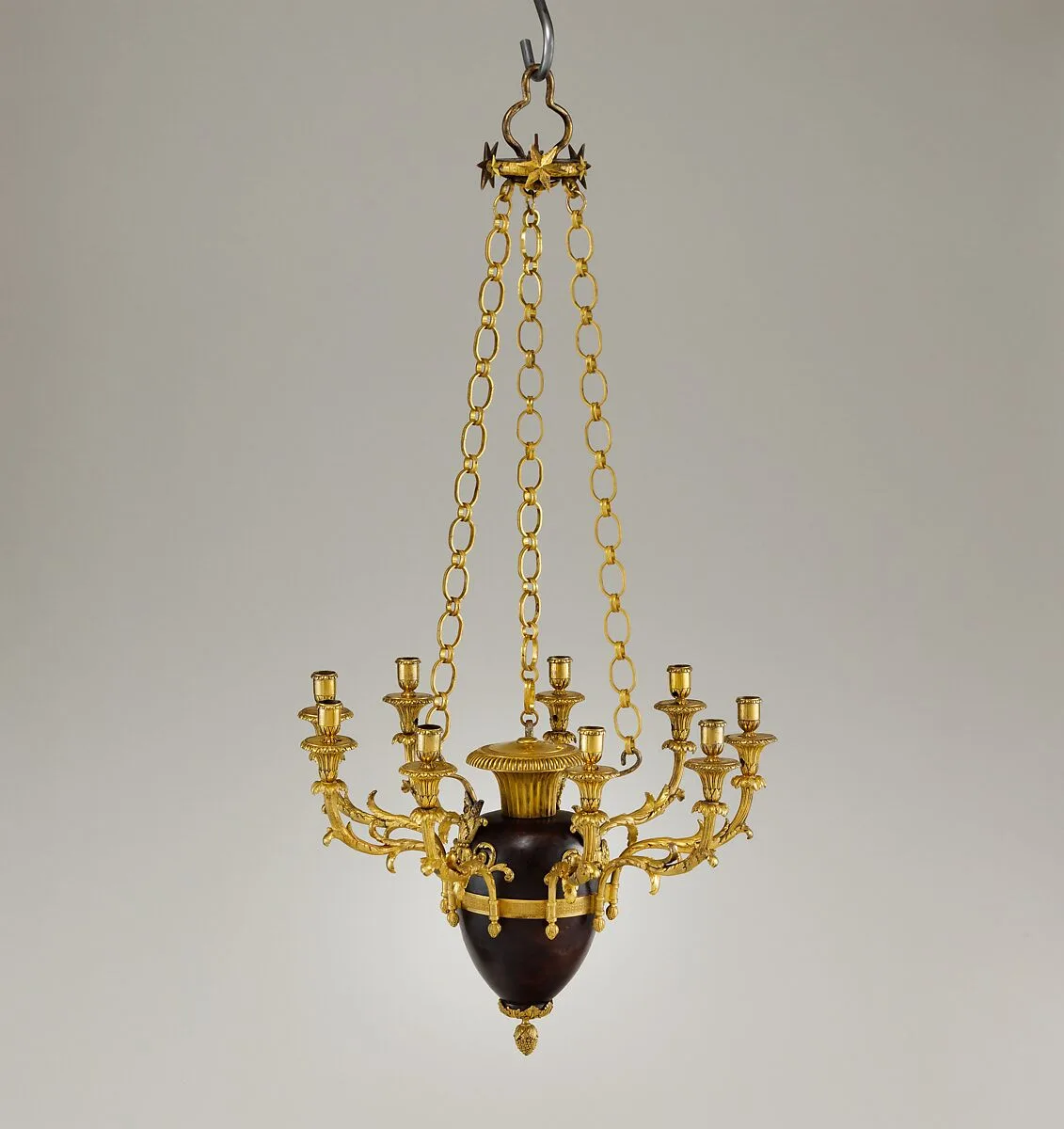 Nine-light chandelier — Unknown