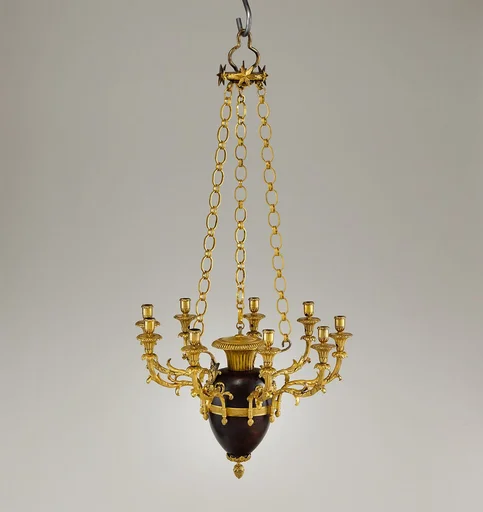 Nine-light chandelier