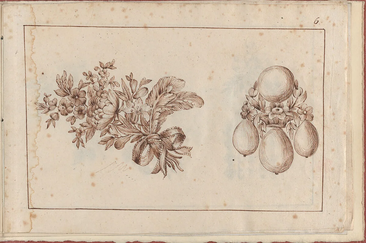 Joaillerie: Album of Jewelry Designs, Page 6 — L. van der Cruycen|Anonymous, French