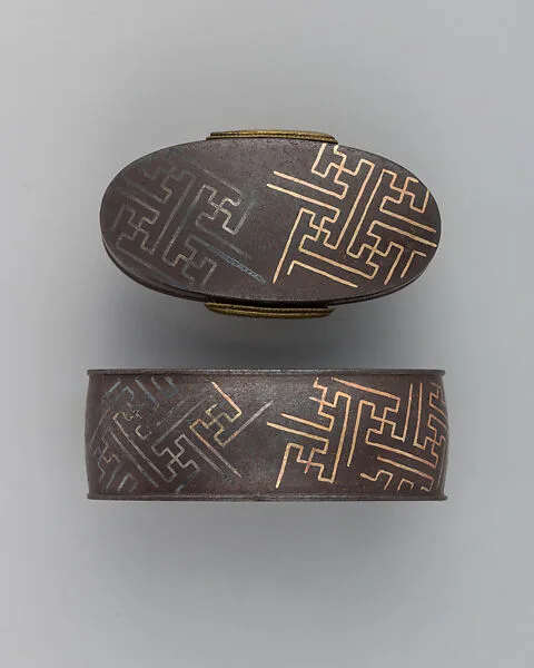 Sword-Hilt Collar and Pommel (Fuchigashira) — Unknown