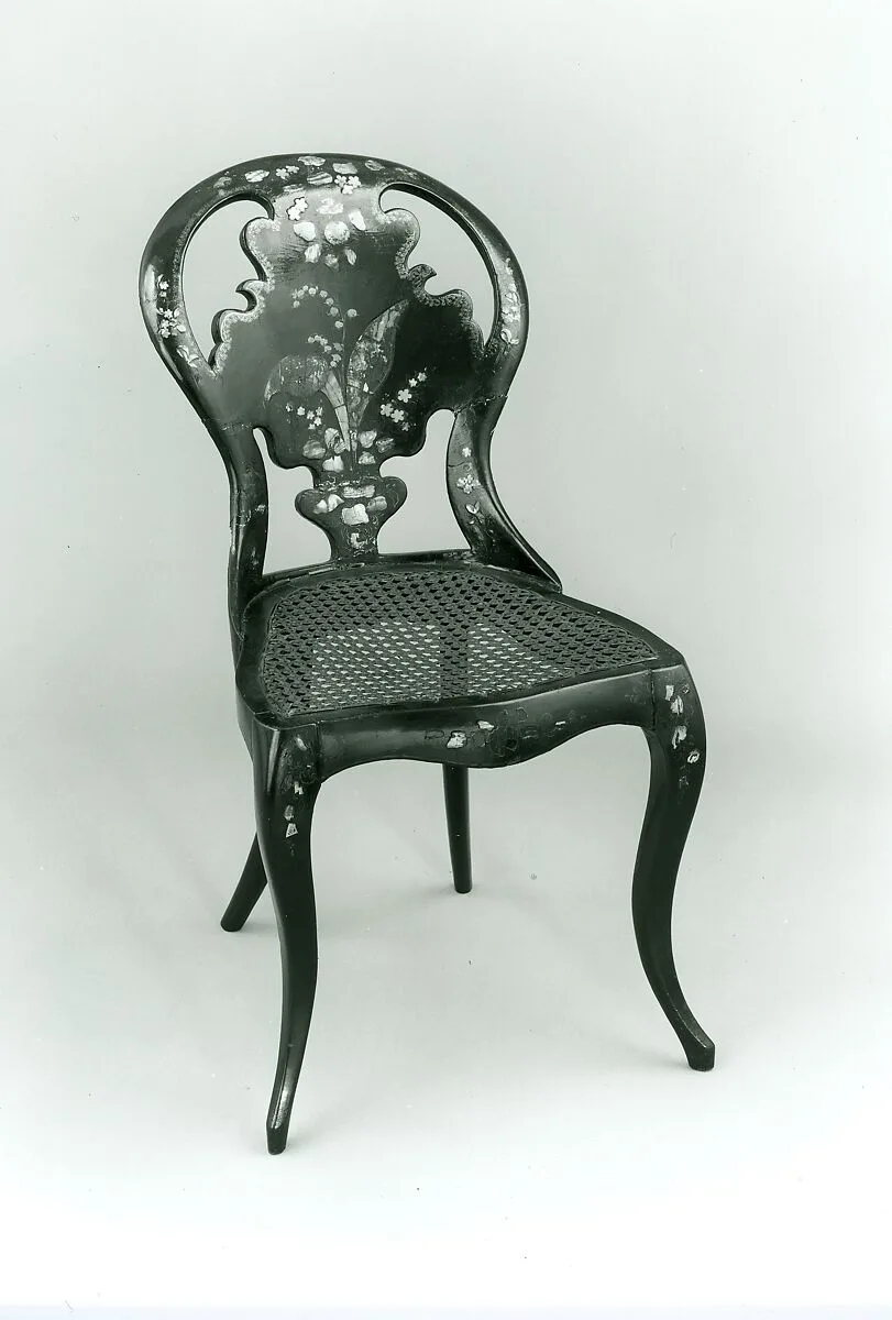 Papier-mâché side chair — Unknown