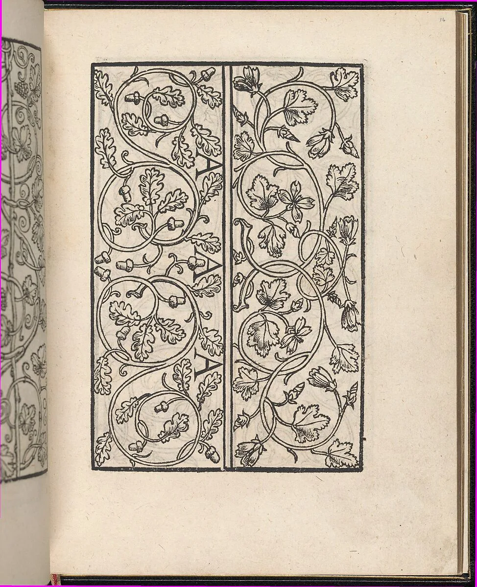 Page from Ein new kunstlich Modelbuch...(Page 16r) — Peter Quentel