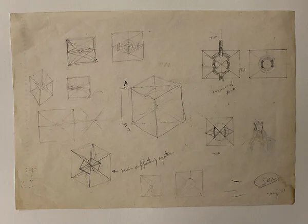 Sketches for "The Sun" — Richard Lippold