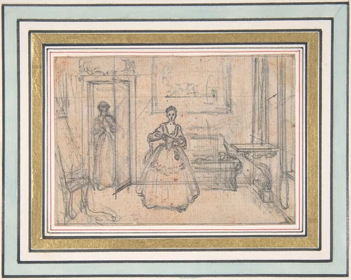 Study for an Engraving of "Songs in the Opera of Flora"