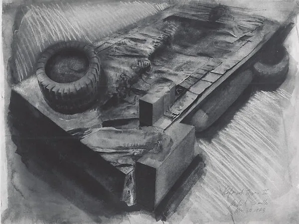 Raft with Tyres II — Michael Sandle