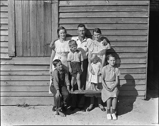 [The Burroughs Family, Hale County, Alabama]