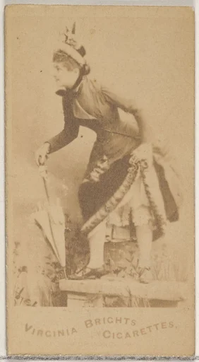 From the Actors and Actresses series (N45, Type 5) for Virginia Brights Cigarettes