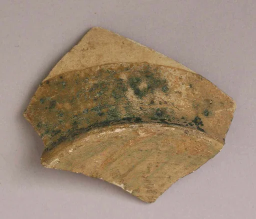 Glazed Ceramic Fragments: Splashed, Opacified White, and Green Glazed