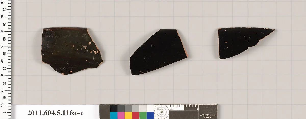 Terracotta rim fragments of stemless kylikes (drinking cups)? — Unknown