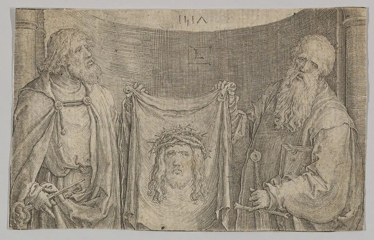 Sts. Peter and Paul With the Vernicle — Lucas van Leyden