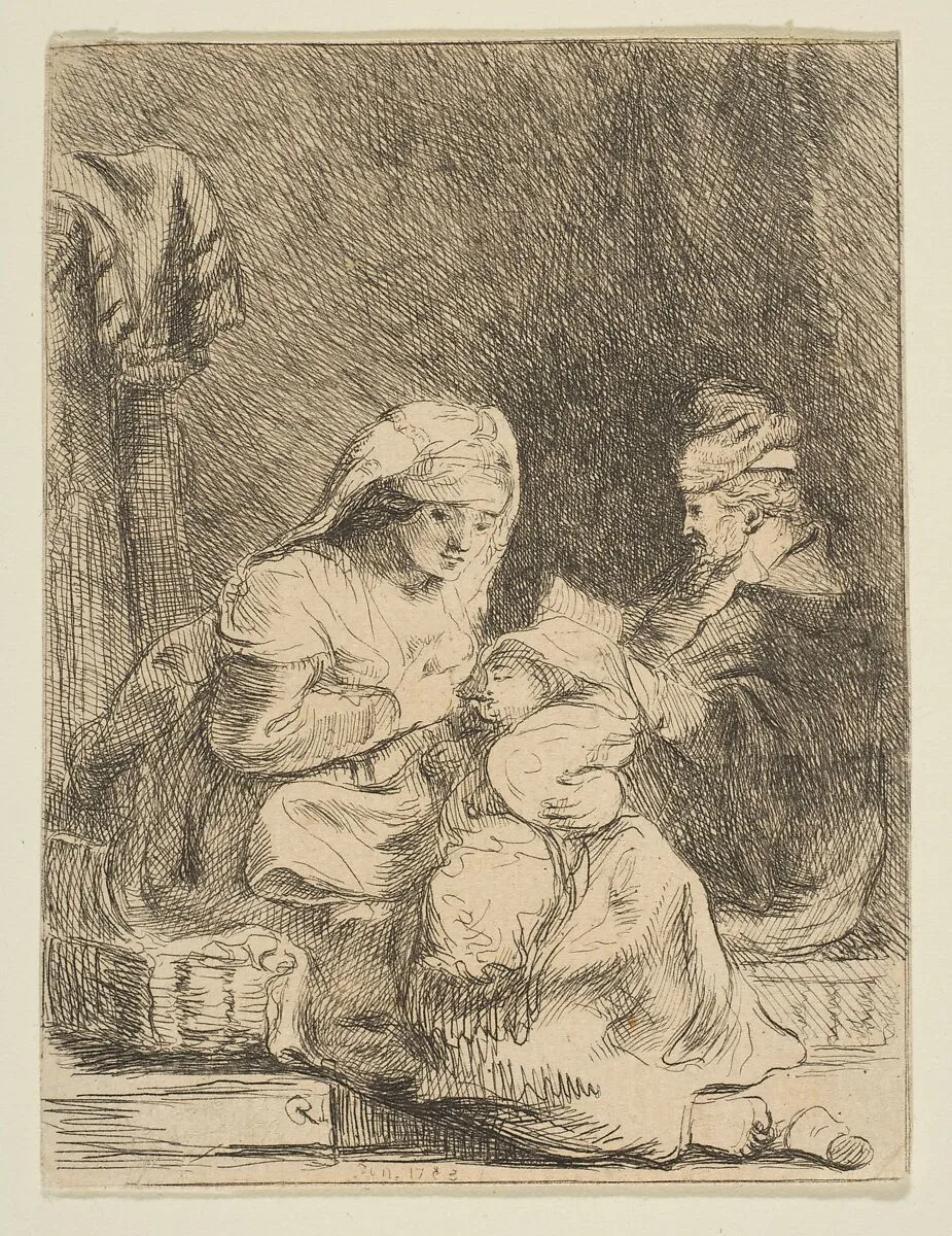 The Holy Family — Rembrandt (Rembrandt van Rijn)|baron Dominique Vivant Denon