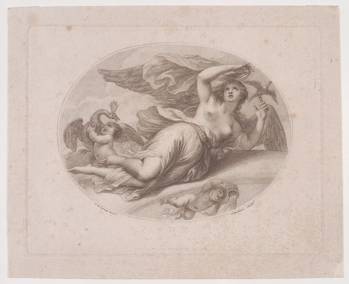 Air, from "The Four Elements" — Francesco Bartolozzi|Giovanni Battista Cipriani|William Palmer
