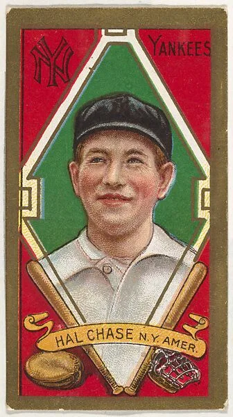 Hal Chase, New York Yankees, American League, from the "Baseball Series" (Gold Borders) set (T205) issued by the American Tobacco Company — American Tobacco Company