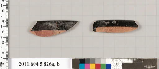 Terracotta rim fragments of kylikes (drinking cups)