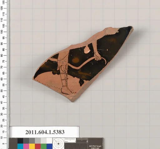 Terracotta fragment of a kylix (drinking cup)
