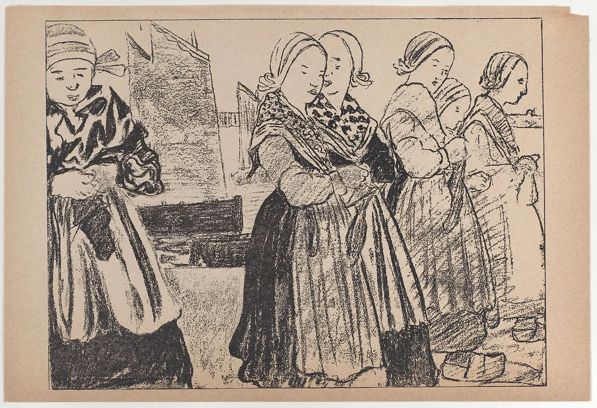 Breton Women — Charles Cottet|La Revue Blanche