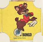 Bongo, from the Disney Cartoon Characters bread end labels series (D290-6) — Walt Disney Productions