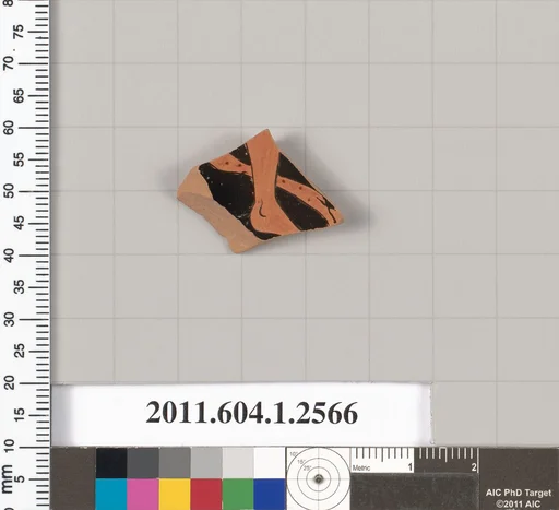 Terracotta fragment of a kylix (drinking cup)