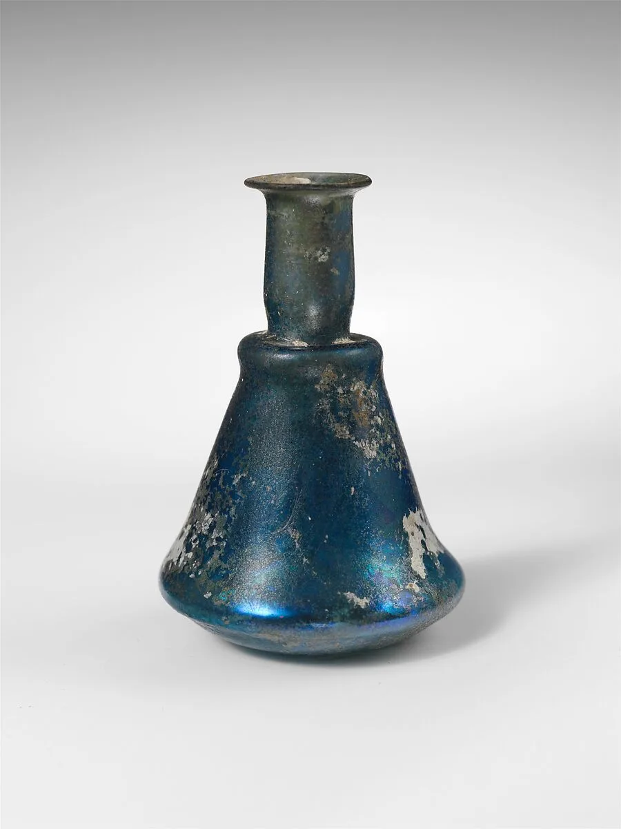 Glass perfume bottle — Unknown