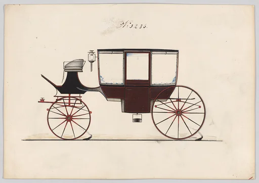 Design for Curtain Quarter Coach, no. 3236