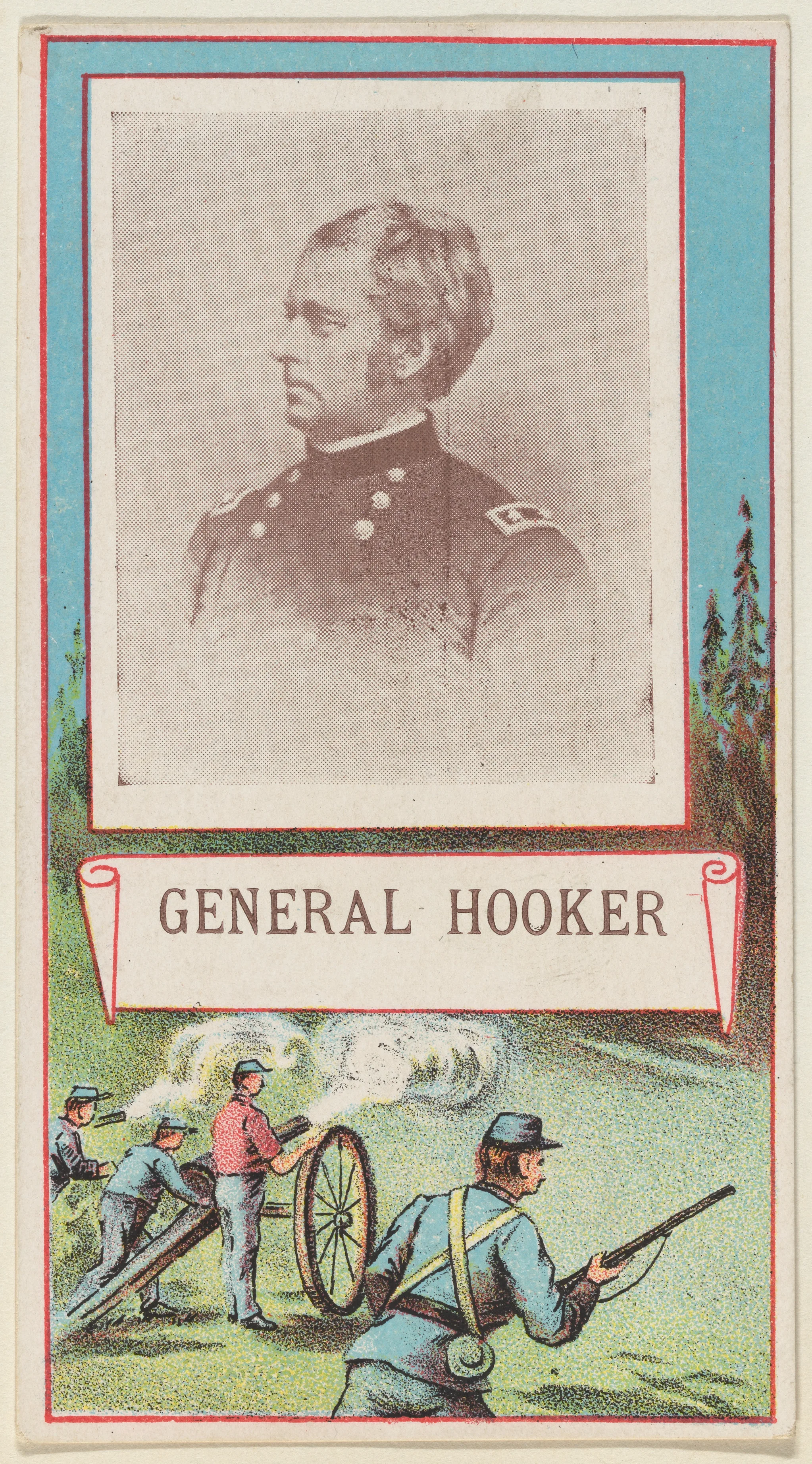 General Hooker, from the "Generals" series (T64), issued by D.H. McAlpin & Co. Tobacco Company — D.H. McAlpin & Co. Tobacco Company