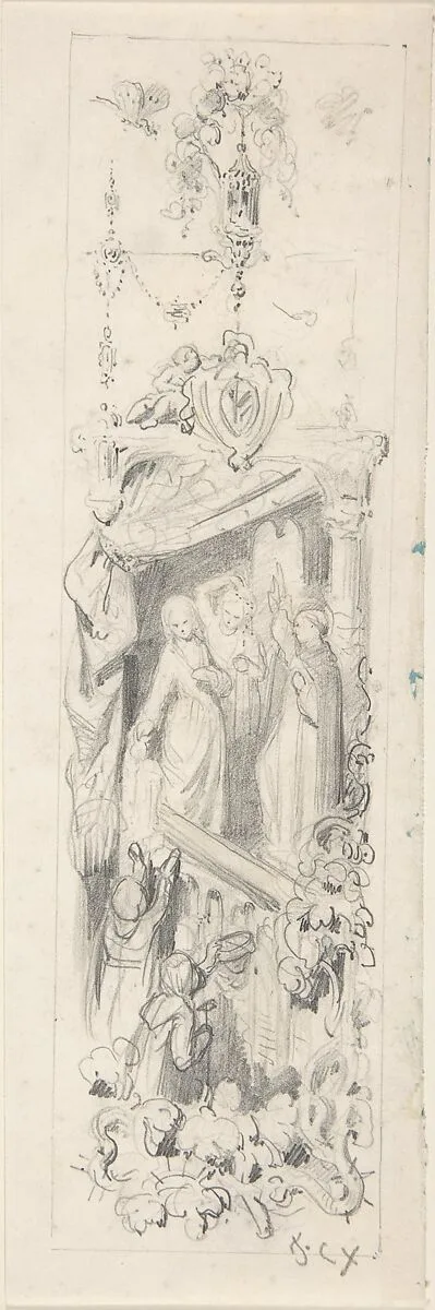 Decorative study of a play — François-Claudius Compte-Calix