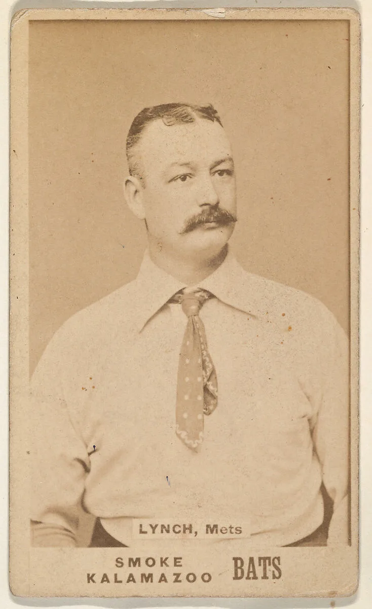 Lynch, Mets, from the Kalamazoo Bats series (N690) issued by Chas. Gross & Co. to promote Kalamazoo Bats — Chas. Gross & Co.