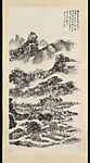 清/現代　黃賓虹　棲霞山居圖　軸|Dwelling in the Xixia Mountains