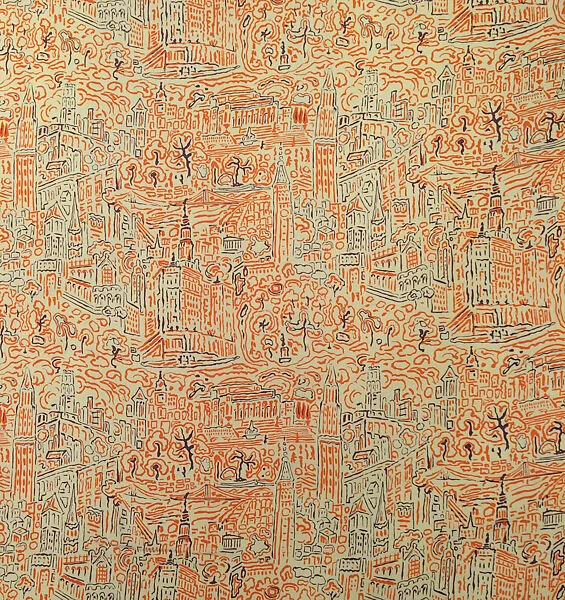 "The Skyline of New York" — Hazel Burnham Slaughter|Cheney Brothers