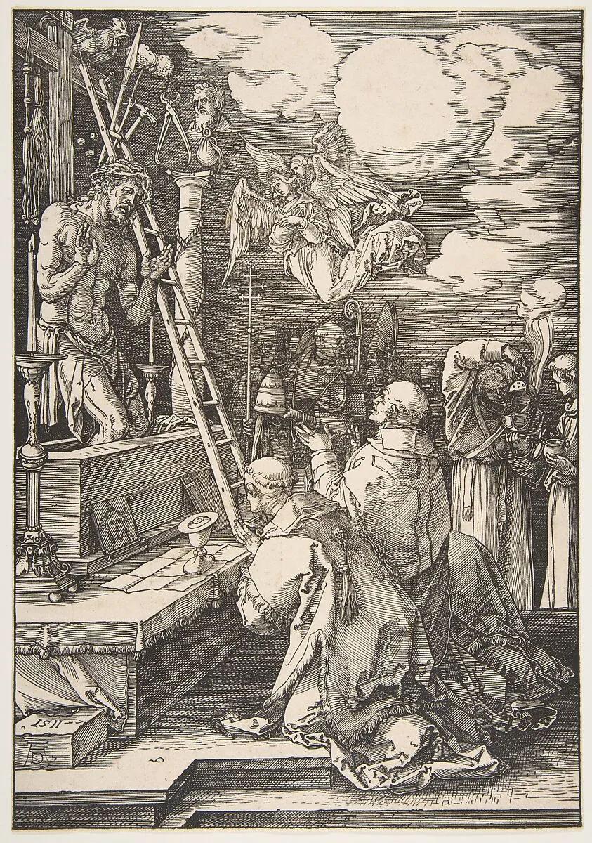 The Mass of Saint Gregory — Albrecht Dürer