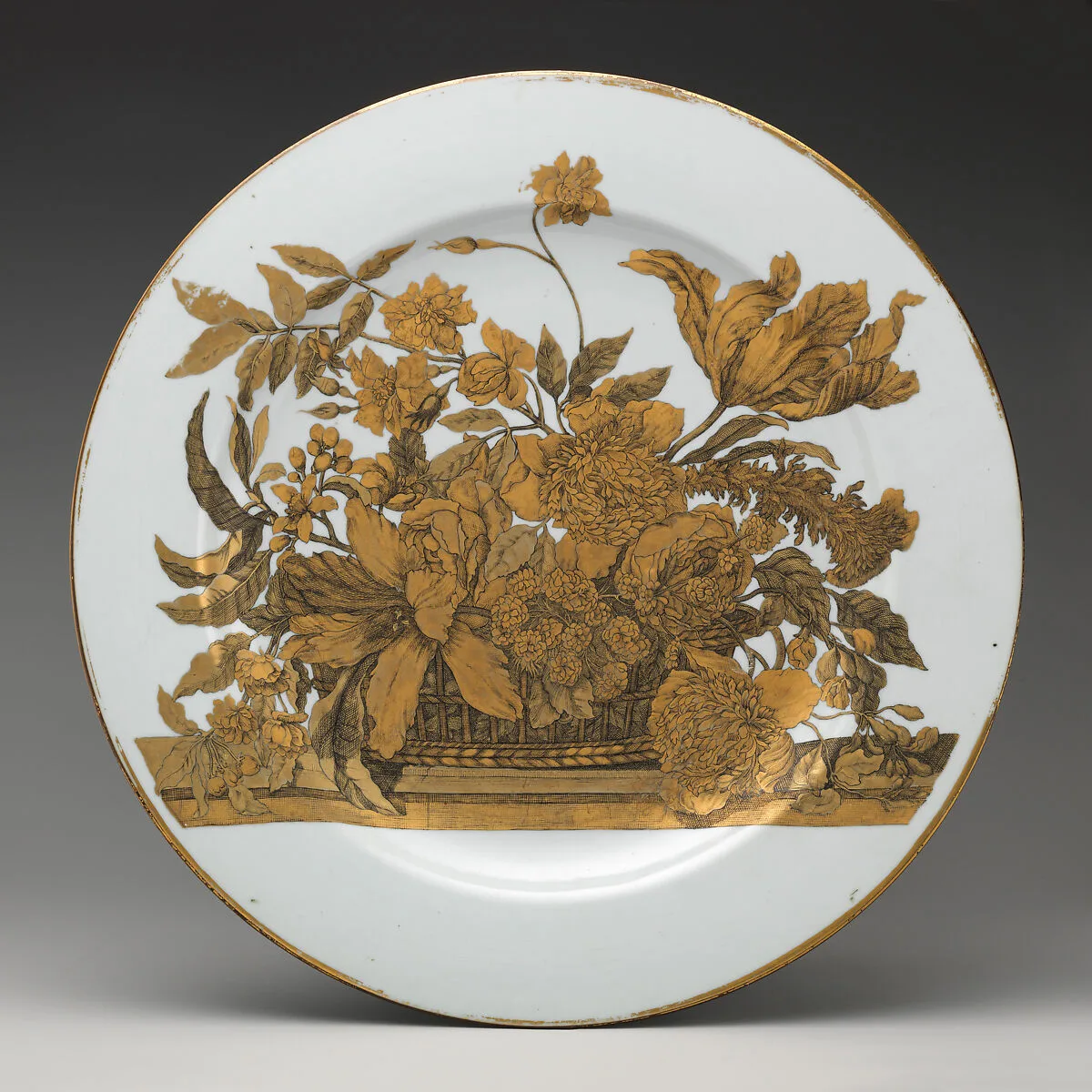 Plate (one of a pair) — Jean-Baptiste Monnoyer