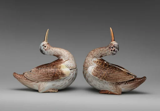 Tureen in the form of a woodcock