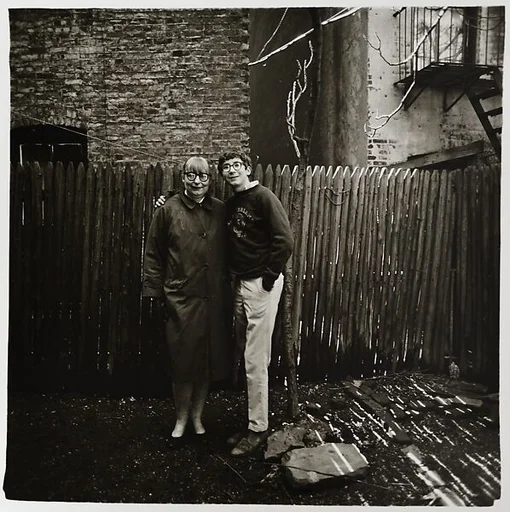 Sociologist Jane Jacobs with her son Ned, N.Y.C.
