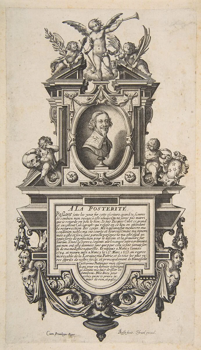 Portrait of Jacques Callot — Abraham Bosse|Israël Henriet