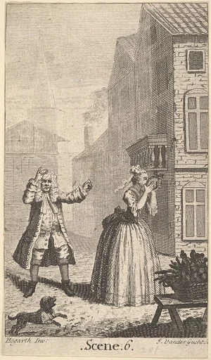 Frontispiece to Moliere's "Sganarelle, ou le Cocu Imaginaire" (The Imaginary Cuckold)