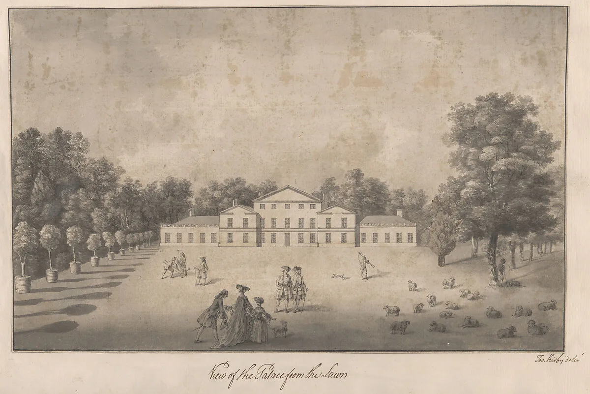 View of the Palace from the Lawn at Kew — Sir William Chambers|Joshua Kirby