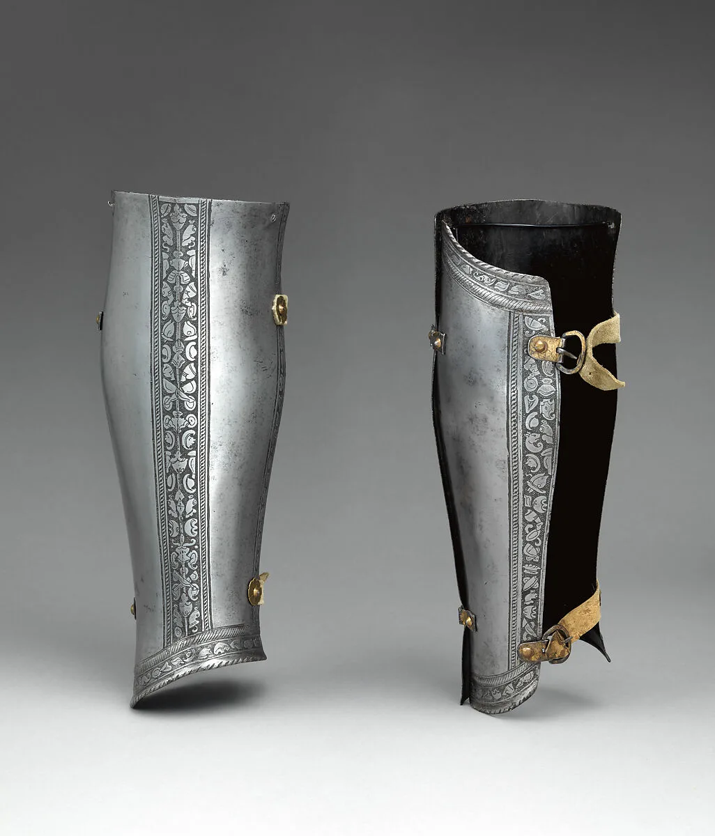 Pair of Greaves (Lower Leg Defenses) — Unknown