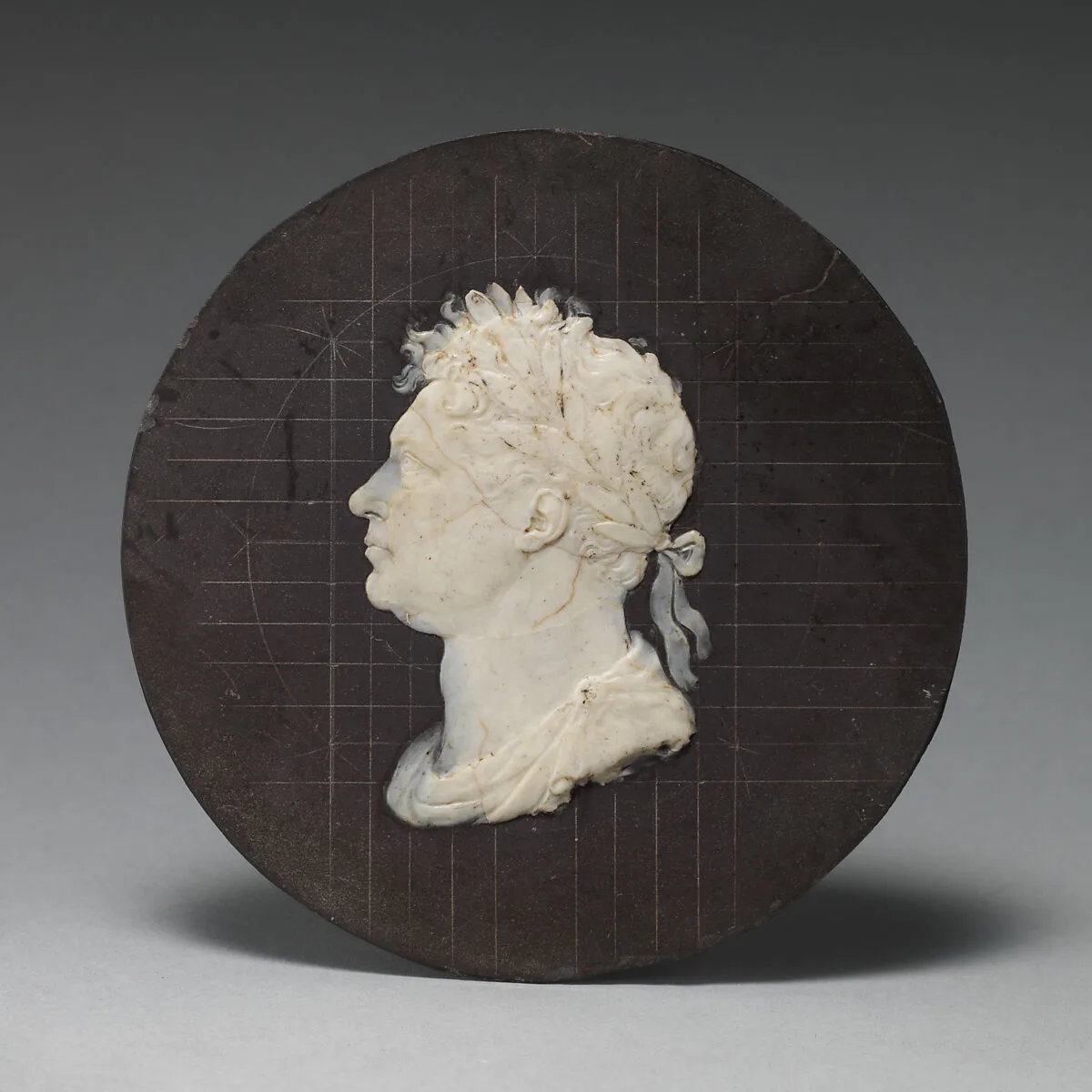 Wax model for a portrait of King George IV (1762–1830) — Benedetto Pistrucci