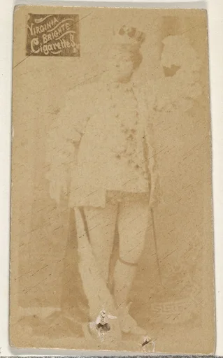From the Actors and Actresses series (N45, Type 2) for Virginia Brights Cigarettes