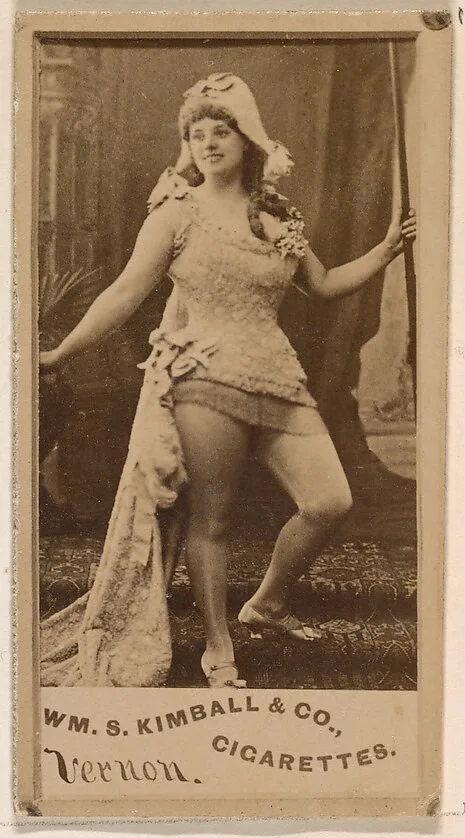 Miss Vernon, from the Actresses series (N203) issued by Wm. S. Kimball & Co. — William S. Kimball & Company