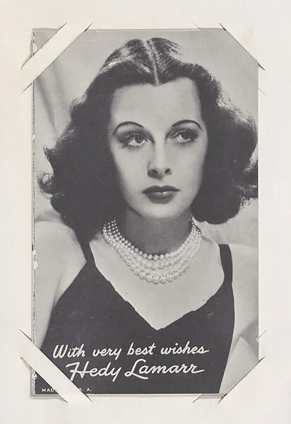 Hedy Lamarr from Movie Stars Exhibit Cards series (W401) — Unknown