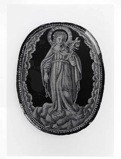 A Female Saint (possibly Rosalia)