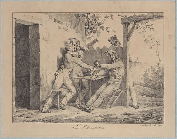The Reconciliation — Charles de Lasteyrie|Horace Vernet