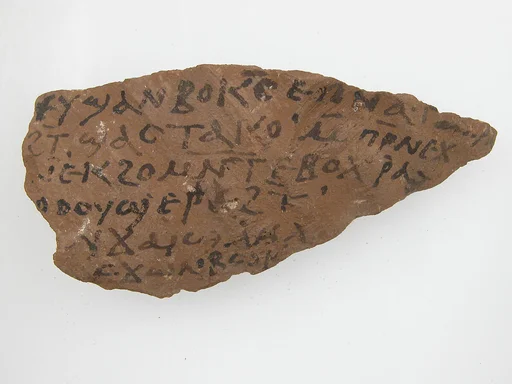 Ostrakon with a Letter