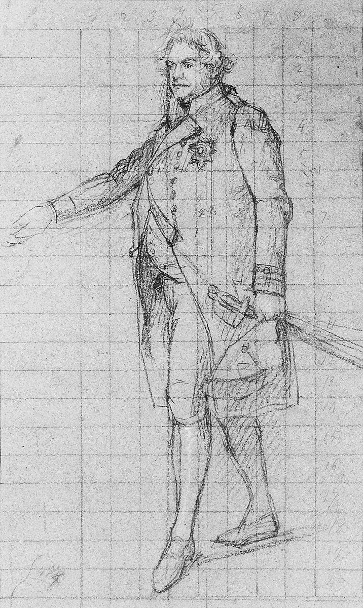 Study for "The Surrender of the Dutch Admiral De Winter to Admiral Duncan, October 11, 1797": Lord Admiral Duncan — John Singleton Copley