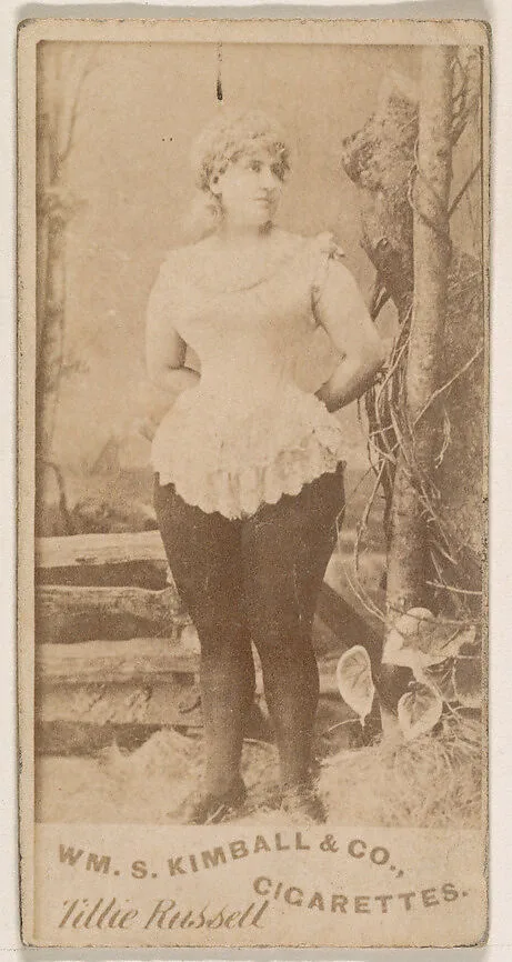 Tillie Russell, from the Actresses series (N203) issued by Wm. S. Kimball & Co. — William S. Kimball & Company